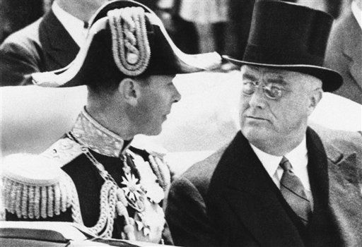 1939: Franklin D. Roosevelt and King George VI